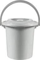 Wiadra i kastry budowlane - Curver 228178 kosz na śmieci z de Toilette 10 L z tworzywa sztucznego antracyt 31 x 31 x 32 cm 5502650 - miniaturka - grafika 1