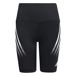 adidas adidas Dziewczęce G Bthis3s Sh Ti spodnie czarny/biały 6 Years H16897 - Spodnie i spodenki dla dziewczynek - miniaturka - grafika 1