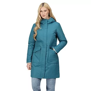 Regatta Damska kurtka Romine, wodoodporna, oddychająca parka - czarna - Kurtki damskie - miniaturka - grafika 1