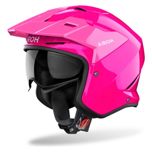 Kask Otwarty Airoh Kombakt Różowy błyszczącyM - Kaski motocyklowe Kask Otwarty Airoh Kombakt Różowy błyszczącyM - Kaski motocyklowe - miniaturka - grafika 1