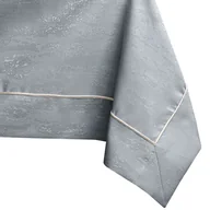 Obrusy i serwetki - Obrus Vesta Szary Tłoczony Nowoczesny 140x200 AmeliaHome - TCLOTH/AH/VESTA/BRD/PPG/LIGHTGREY/140X200 - miniaturka - grafika 1