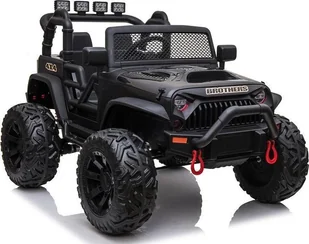 LeanToys Auto na akumulator Jeep JC666 Czarny - Pojazdy elektryczne dla dzieci - miniaturka - grafika 1