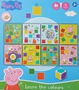 Gry planszowe - Gra Rozpoznawanie Kolorów Świnka Peppa Nauka Zabaw - miniaturka - grafika 1