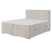 Łóżka - Łóżko kontynentalne z pojemnikiem i topperem RALLY | 180x200 | Kolor do wyboru - miniaturka - grafika 1