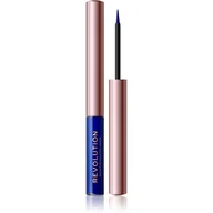 Eyelinery - MAKEUP REVOLUTION Super Flick Liquid Eyeliner Blue 2,4ml Blue mur 2.4 ml - miniaturka - grafika 1