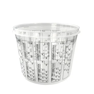 Kubek malarski z podziałką 750 ml Global - Wiadra i kastry budowlane - miniaturka - grafika 1