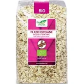Płatki śniadaniowe i musli - Bio Planet seria RÓŻOWA (płatki, otręby, musli) PŁATKI OWSIANE BEZGLUTENOWE BIO 600 g - BP-5902488066118 - miniaturka - grafika 1