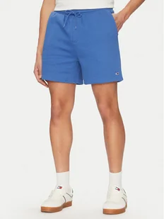 Tommy Jeans Szorty sportowe Flag Beach DM0DM21931 Niebieski Regular Fit - Spodenki męskie - miniaturka - grafika 1