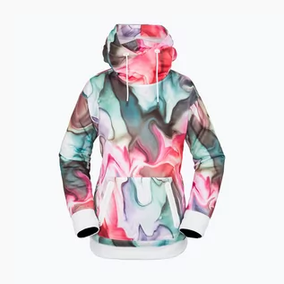 Bluzy narciarskie - Bluza snowboardowa damska Volcom Spring Shred Hoody kolorowa H4152303 | WYSYŁKA W 24H | 30 DNI NA ZWROT - grafika 1
