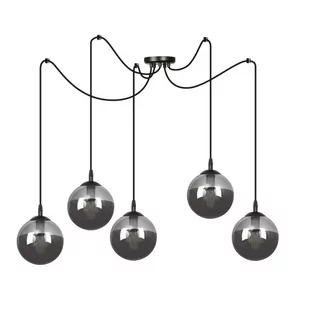 Emibig GIGI 5 BL GRAFIT 937/5 lampa wisząca 5x40W/E14 IP20 937/5 - Lampy sufitowe - miniaturka - grafika 1