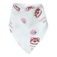 Śliniaki i fartuszki - ŚLINIAK APASZKA MUŚLINOWY PREMIUM REGULOWANY MIĘKKI Kerstin - miniaturka - grafika 1