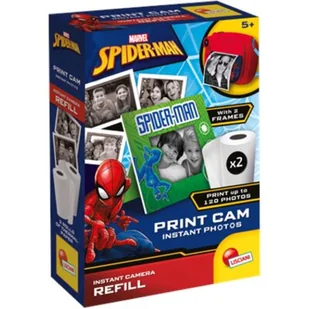 Wkład do aparatu LISCIANI Spiderman Print Cam 2 szt. - Filmy fotograficzne - miniaturka - grafika 1