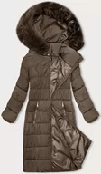 Kurtki damskie - Zimowa kurtka damska z kapturem J Style beżowa (16M9126-84) - J STYLE - miniaturka - grafika 1