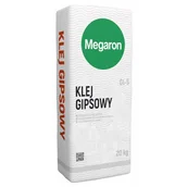 Kleje i inne preparaty budowlane - Klej gipsowy Megaron Gl-5 20 kg 20 kg - miniaturka - grafika 1