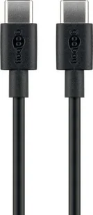 Kabel USB Goobay USB-C - USB-C 1 m Czarny (533568) - Kable USB - miniaturka - grafika 1