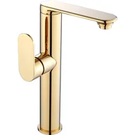 Baterie umywalkowe - Mexen Milo bateria umywalkowa wysoka boczny uchwyt złota - 71315-50 - miniaturka - grafika 1