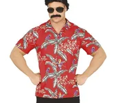 Stroje karnawałowe - KOSZULA HAWAJSKA CZERWONA-L - miniaturka - grafika 1