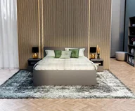 Łóżka - Łóżko PANAMA, kolor: szary rama, stelaż metalowy 90 x 200 - miniaturka - grafika 1