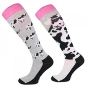 Skarpetki jeździeckie - Comodo Podkolanówki jeździeckie KROWY - miniaturka - grafika 1