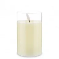Świece - Świeca Led W Szkle 12,5X7,5X7,5 - miniaturka - grafika 1