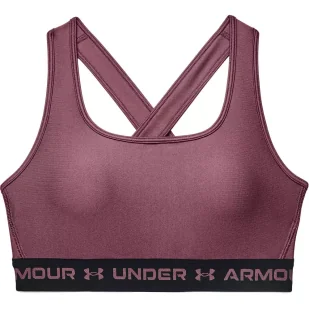 Biustonosz sportowy Under Armour Crossback Mid Bra - Bielizna sportowa damska - miniaturka - grafika 7
