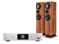 Zestawy stereo - Rotel S14 (srebrny) + Response DT8 (mahoń) - miniaturka - grafika 1