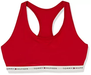 Tommy Hilfiger Damski biustonosz bez podszewki Bralette Curve, Podstawowy czerwony, XL - Biustonosze - miniaturka - grafika 1