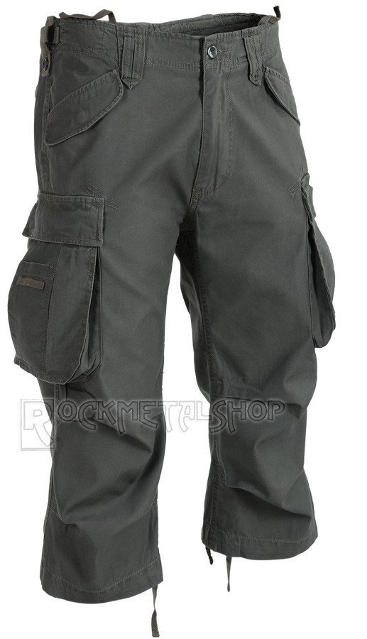 spodnie bojówki INDUSTRY VINTAGE 3/4 - OLIVE-XXL