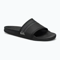 Klapki i japonki męskie - Klapki męskie Quiksilver Rivi Slide black/black/grey - miniaturka - grafika 1