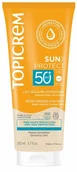 Balsamy i kremy do opalania - Krem Przeciwsłoneczny do Twarzy Topicrem SUN PROTECT Spf 50 200 ml - miniaturka - grafika 1