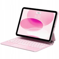 Etui na tablet 4kom.pl Etui Typecase Edge z klawiaturą do iPad 11" A16 2025 / iPad 10.9" 2022 różowy