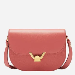 Torebka crossbody damska ze skóry naturalnej Coccinelle Dew E1QTF150301-R56 Koralowa (8059978591722) - Torebki damskie - miniaturka - grafika 1