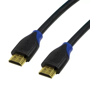 Logilink ch0061 kabel przyłączeniowy, Standard HDMI: High Speed z Ethernet do rozdzielczości do 4096 X 2160, ultra HD i 3d Czarny, czarny 3 m CH0063 - Kable - miniaturka - grafika 1