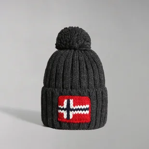 SEMIURY 5 DARK GREY MELANGE - Czapki męskie - miniaturka - grafika 1