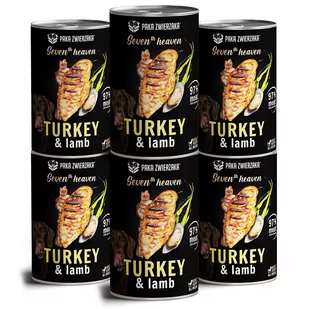 Paka Zwierzaka Seventh heaven Indyk z jagnięciną turkey & lamb) 6x400g - Mokra karma dla psów - miniaturka - grafika 1