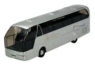 Samochody i pojazdy dla dzieci - WELLY NEOPLAN STARLINER SREBRNY 1:64 52390 - miniaturka - grafika 1