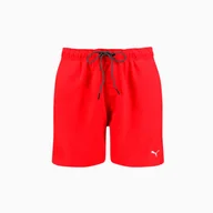 Kąpielówki męskie - Kąpielówki męskie Puma SWIM MEDIUM LENGTH czerwone 90766002 - miniaturka - grafika 1