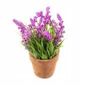 Sztuczne kwiaty - Wrzos Sztuczny Kwiat W Doniczce 18Cm Różne Kolory - miniaturka - grafika 1