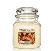 Świece - Yankee Candle Small Jar French Vanilla 104g 6555665 - miniaturka - grafika 1