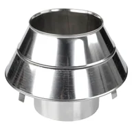 Rury i kanały wentylacyjne - KOM-DYM Zakończenie wylot komina FI20 stożek - miniaturka - grafika 1