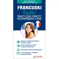Edgard Francuski. Fiszki praktyczne zwroty konwersacyjne - Praca zbiorowa - Książki do nauki języka francuskiego - miniaturka - grafika 1