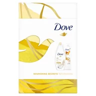 Zestawy kosmetyków damskich - Dove XMASS - Zestaw Yellow (Body Lotion 250ml + Żel pod prysznic Silk 250ml) - miniaturka - grafika 1