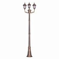 Lampy ogrodowe - Lampa ogrodowa stojąca K-7007A2/3N CZARNY/ZŁOTY z serii VASCO - miniaturka - grafika 1