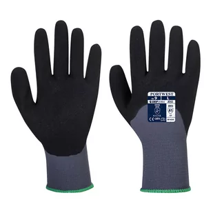 Rękawica Dermaflex Ultra PORTWEST Czarny Szary 2XL - Rękawice robocze - miniaturka - grafika 1