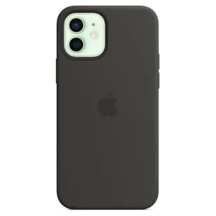 Apple Etui Silicone Case do iPhone 12 mini Czarny MHKX3ZM/A - Etui i futerały do telefonów - miniaturka - grafika 1