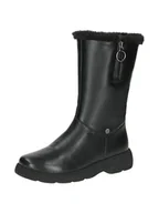 Kozaki damskie - Caprice Damskie ciepłe buty 9-26452-43, modne kozaki, Black Nappa, 40 EU, Czarna papka, 40 EU - miniaturka - grafika 1