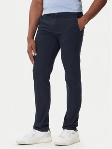 BOSS Chinosy 50548006 Granatowy Slim Fit - Spodnie męskie - miniaturka - grafika 1