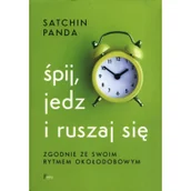 Zdrowie - poradniki - Śpij jedz i ruszaj się zgodnie ze swoim rytmem okołodobowym Satchin Panda - miniaturka - grafika 1