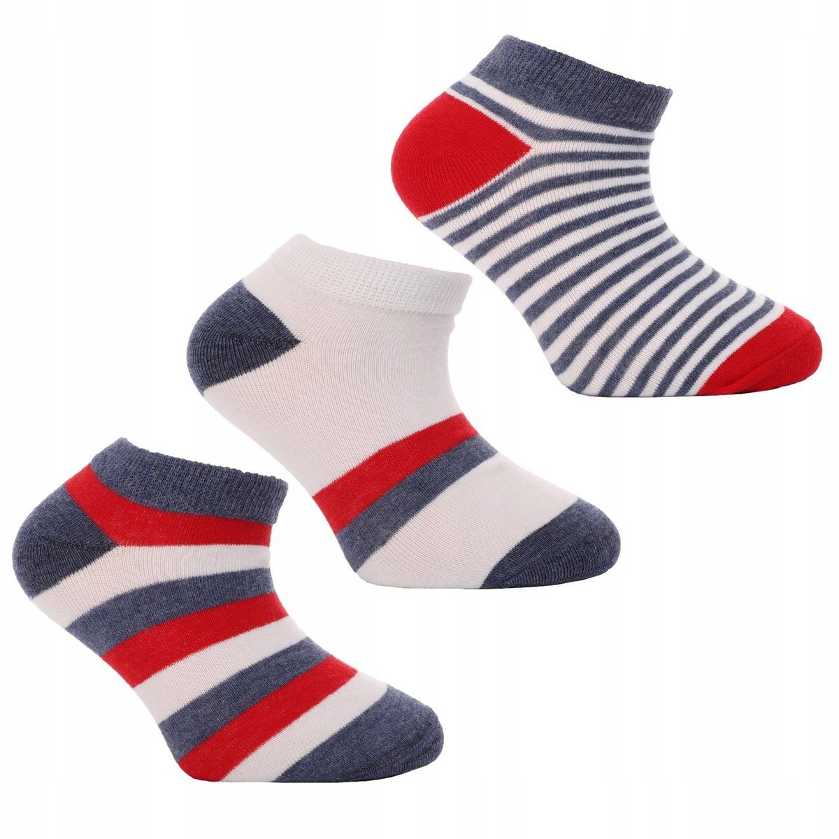 Stopki Skarpety Chłopięce Dziecięce Kolorowe Skarpetki 3-pak 35/38 MORAJ