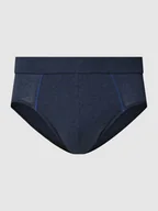 Majtki męskie - Slipy o kroju comfort fit z obszyciem w kontrastowym kolorze - miniaturka - grafika 1